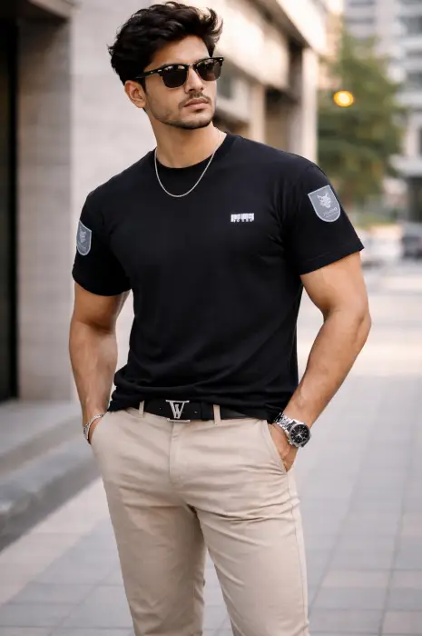 FOXEN Premium Black T-Shirt - Image 6